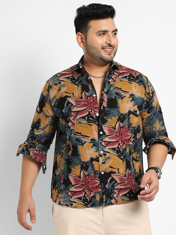 Artistic Flowers Shirt Instafab Plus - Shop authentic Indian Men's Fashion by Instafab Plus