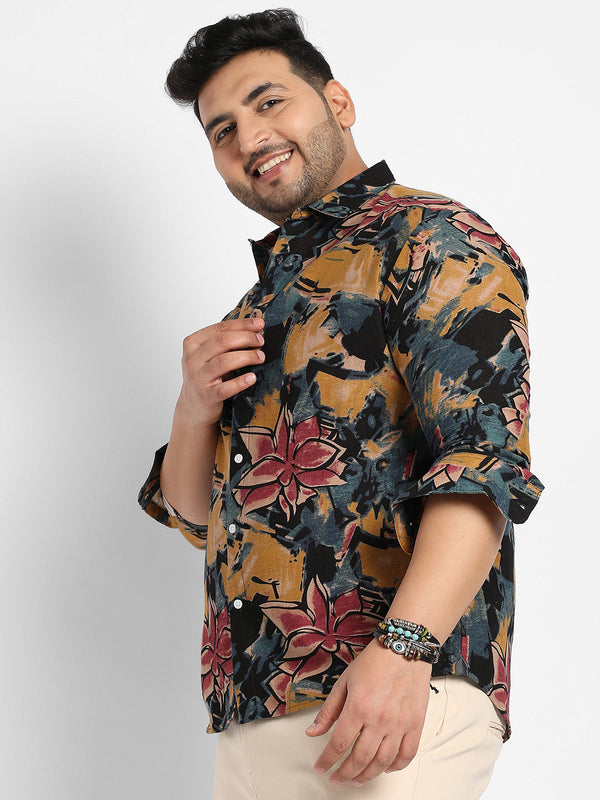 Artistic Flowers Shirt Instafab Plus - Shop authentic Indian Men's Fashion by Instafab Plus