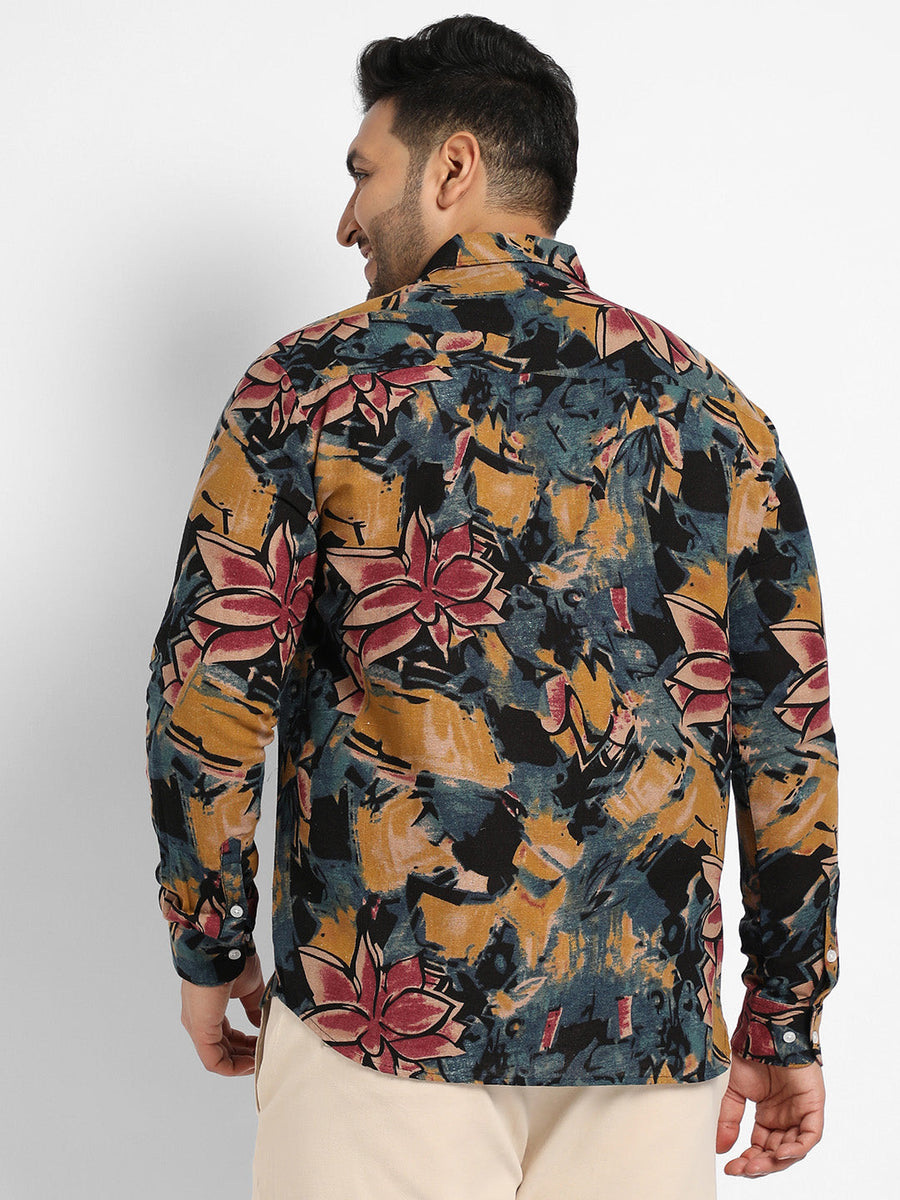 Artistic Flowers Shirt Instafab Plus - Shop authentic Indian Men's Fashion by Instafab Plus