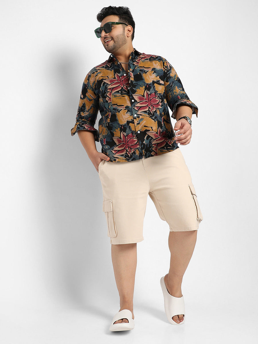 Artistic Flowers Shirt Instafab Plus - Shop authentic Indian Men's Fashion by Instafab Plus