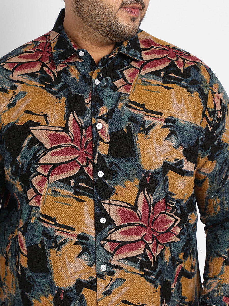 Artistic Flowers Shirt Instafab Plus - Shop authentic Indian Men's Fashion by Instafab Plus
