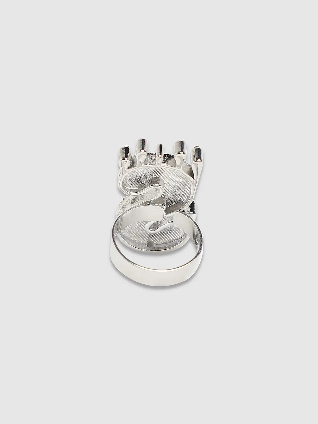 Bling S Alphabet Ring - Silver - Shop authentic Indian Men's Fashion by French Accent