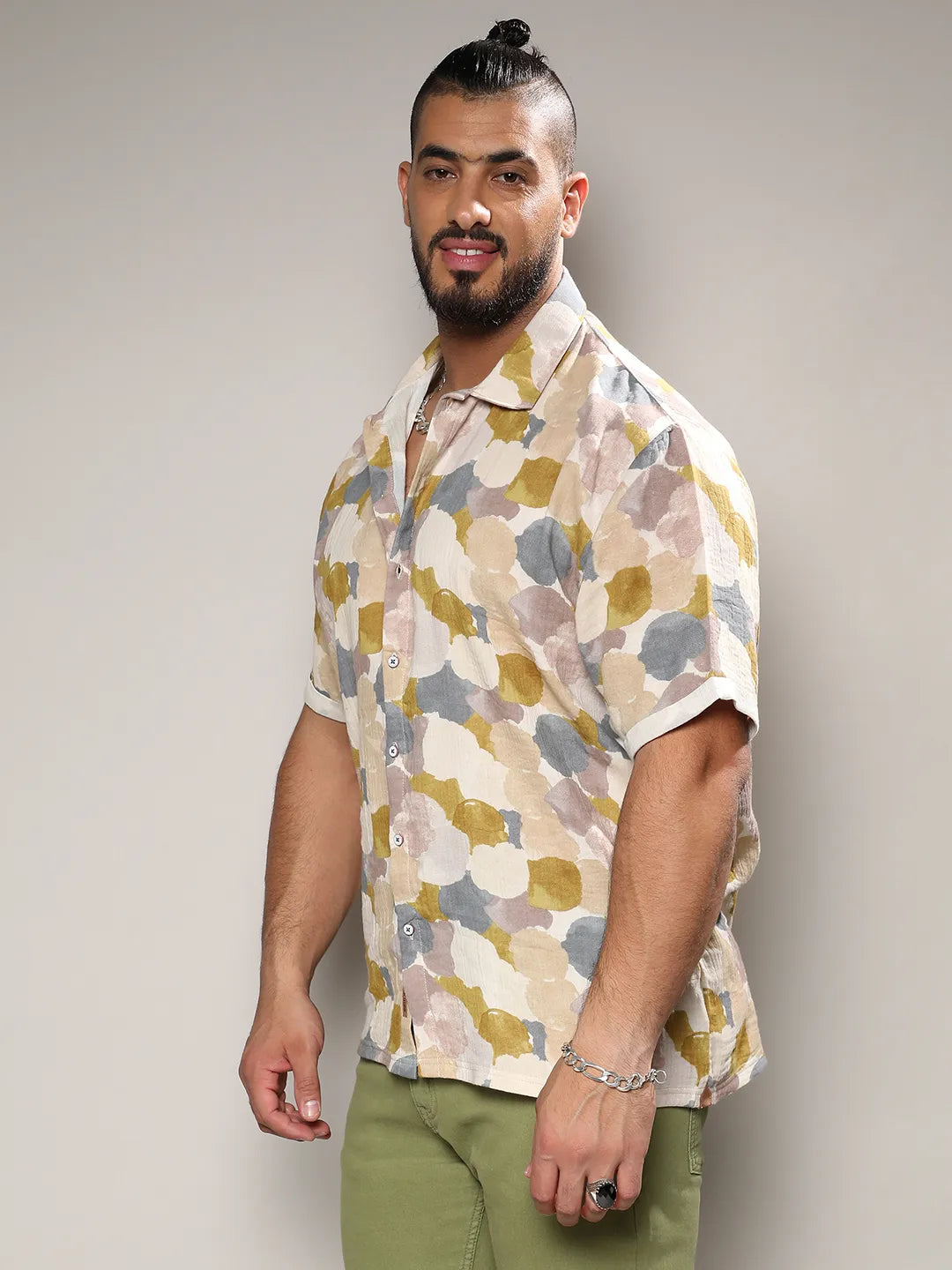 Abstract Print Shirt Instafab Plus - Shop authentic Indian Men's Fashion by Instafab Plus