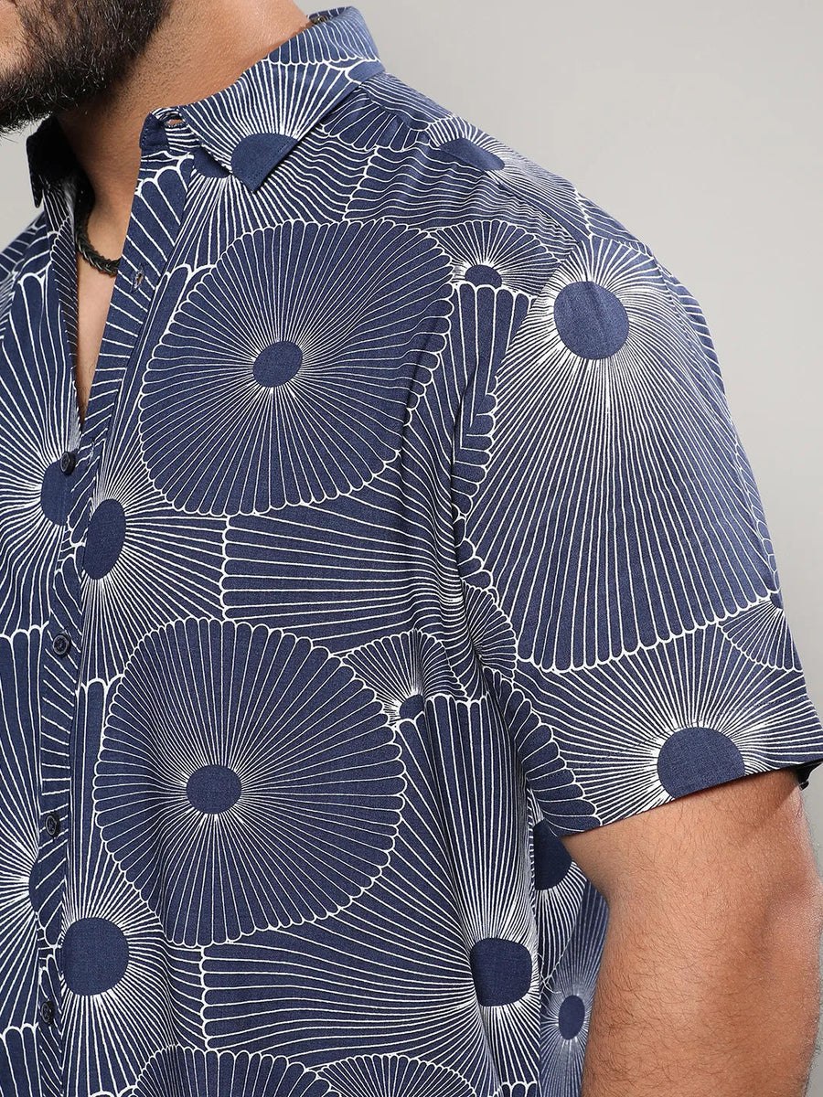 Mushroom Print Button Up Shirt - Shop authentic Indian Men's Fashion by Instafab Plus