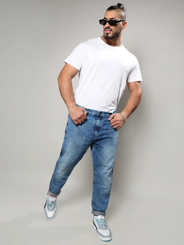 Solid Casual Denim Jeans - Shop authentic Indian Men's Fashion by Instafab Plus