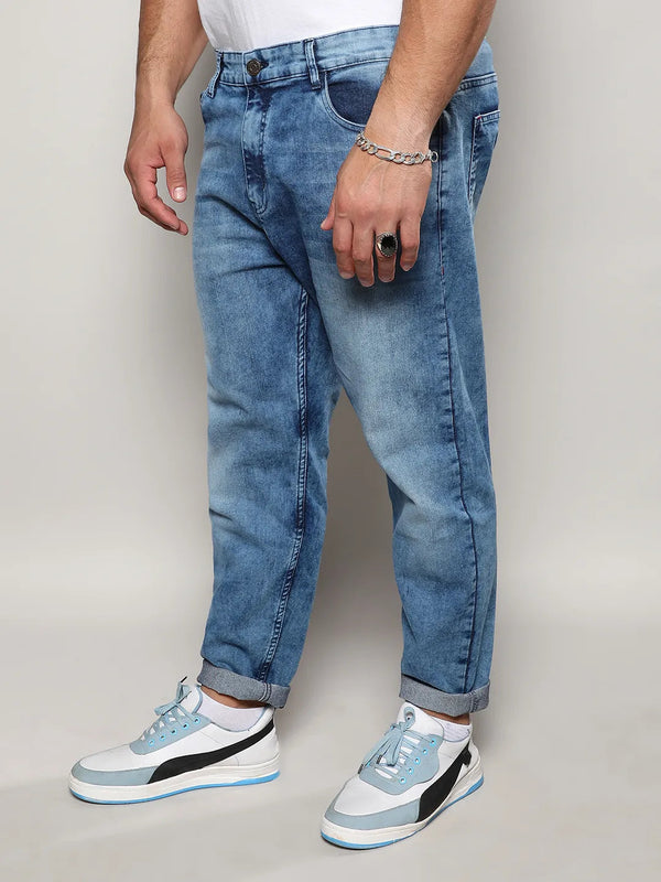 Solid Casual Denim Jeans - Shop authentic Indian Men's Fashion by Instafab Plus
