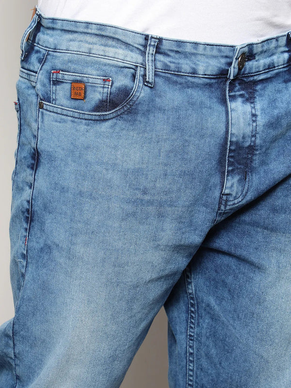 Solid Casual Denim Jeans - Shop authentic Indian Men's Fashion by Instafab Plus