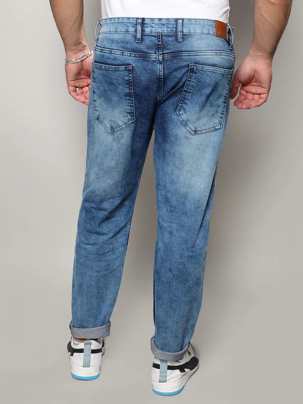 Solid Casual Denim Jeans - Shop authentic Indian Men's Fashion by Instafab Plus