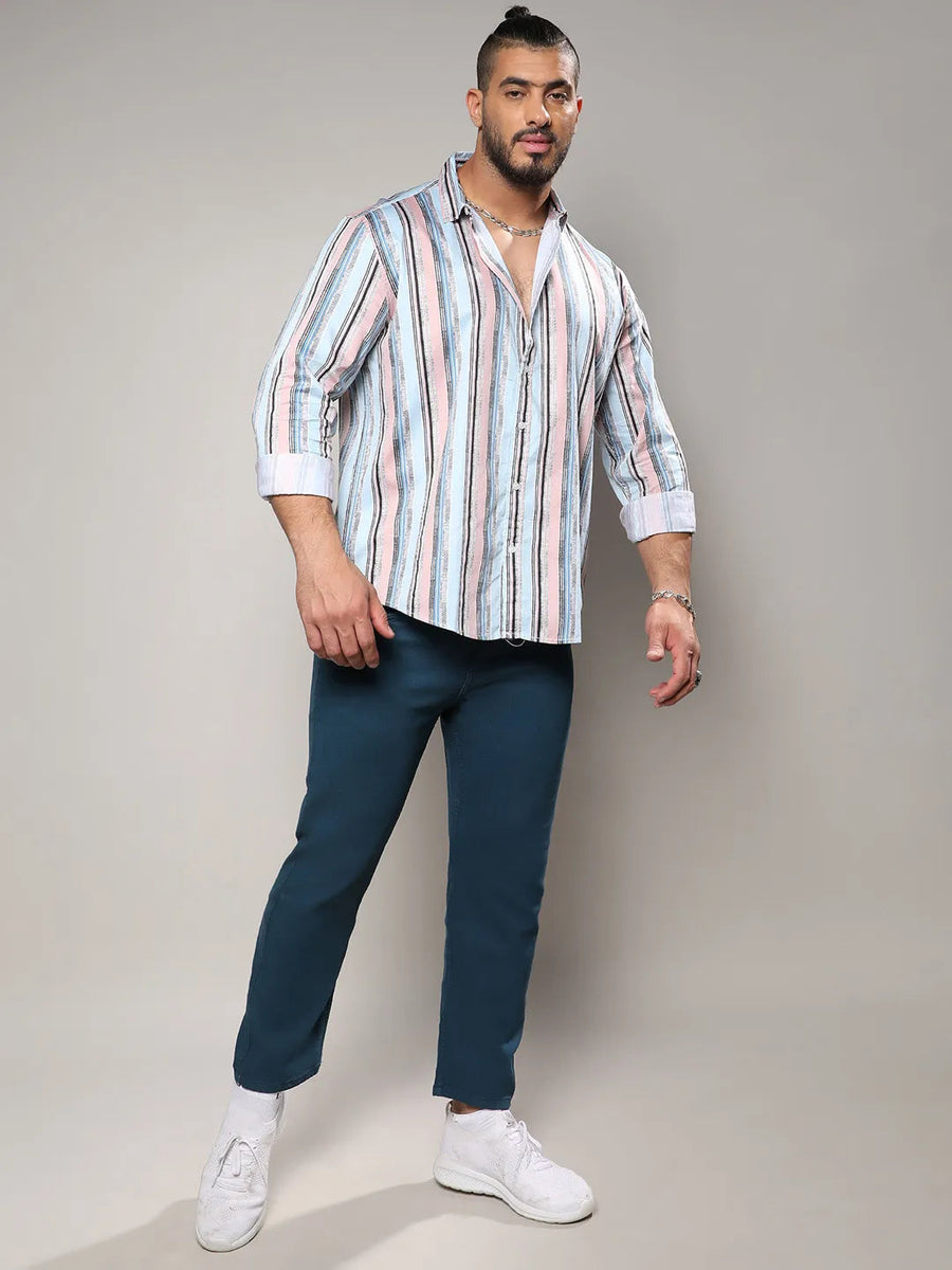 Casual Grapic Designed Shirt - Shop authentic Indian Men's Fashion by Instafab Plus