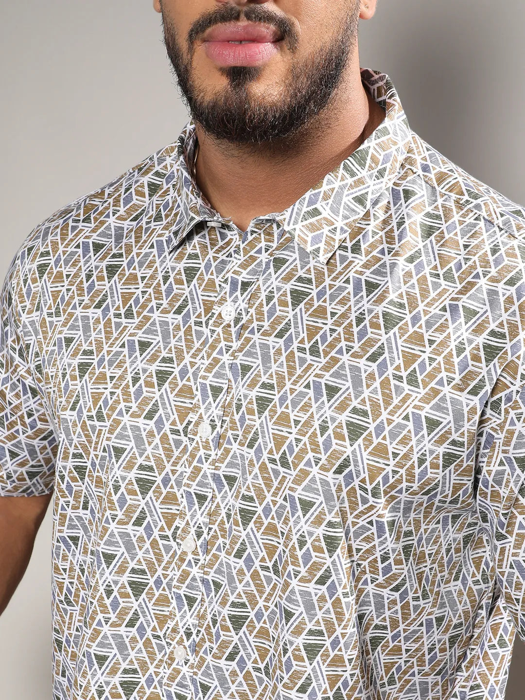 Multicolour Printed Casual Shirt - Shop authentic Indian Men's Fashion by Instafab Plus