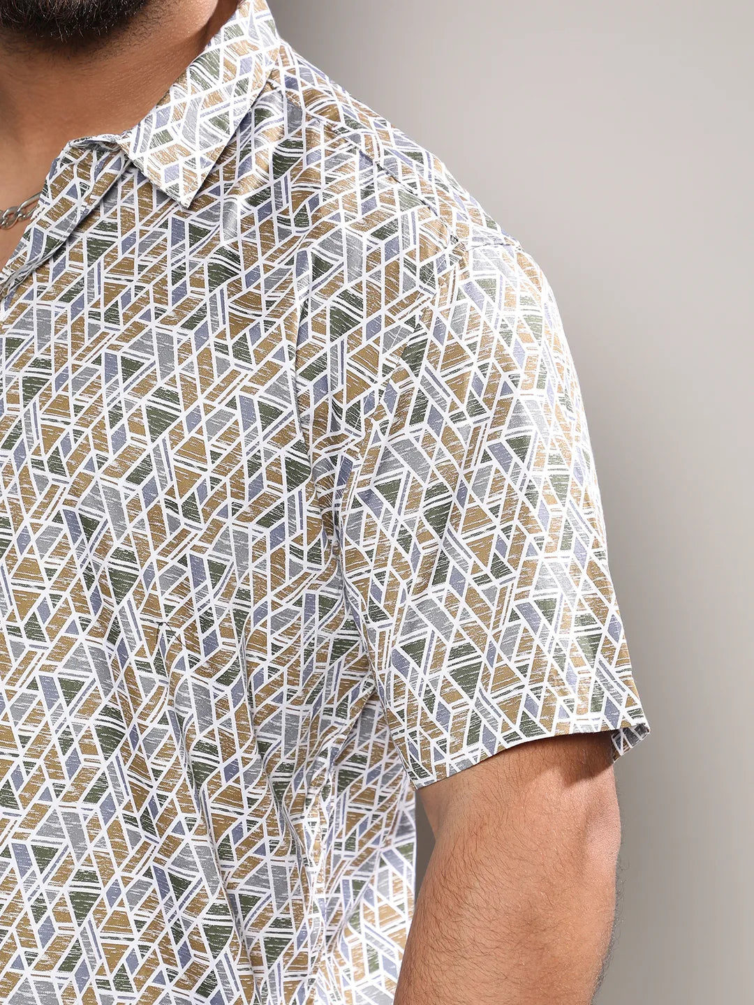 Multicolour Printed Casual Shirt - Shop authentic Indian Men's Fashion by Instafab Plus