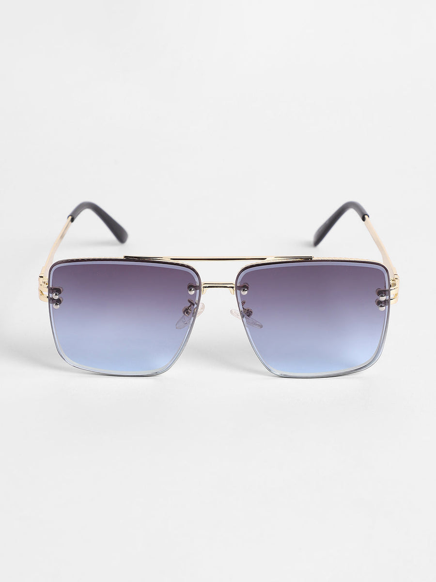 Men's Gradient Aviator Sunglasses - Blue - Shop authentic Indian Men's Fashion by French Accent