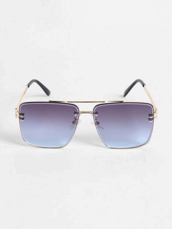 Men's Gradient Aviator Sunglasses - Blue - Shop authentic Indian Men's Fashion by French Accent