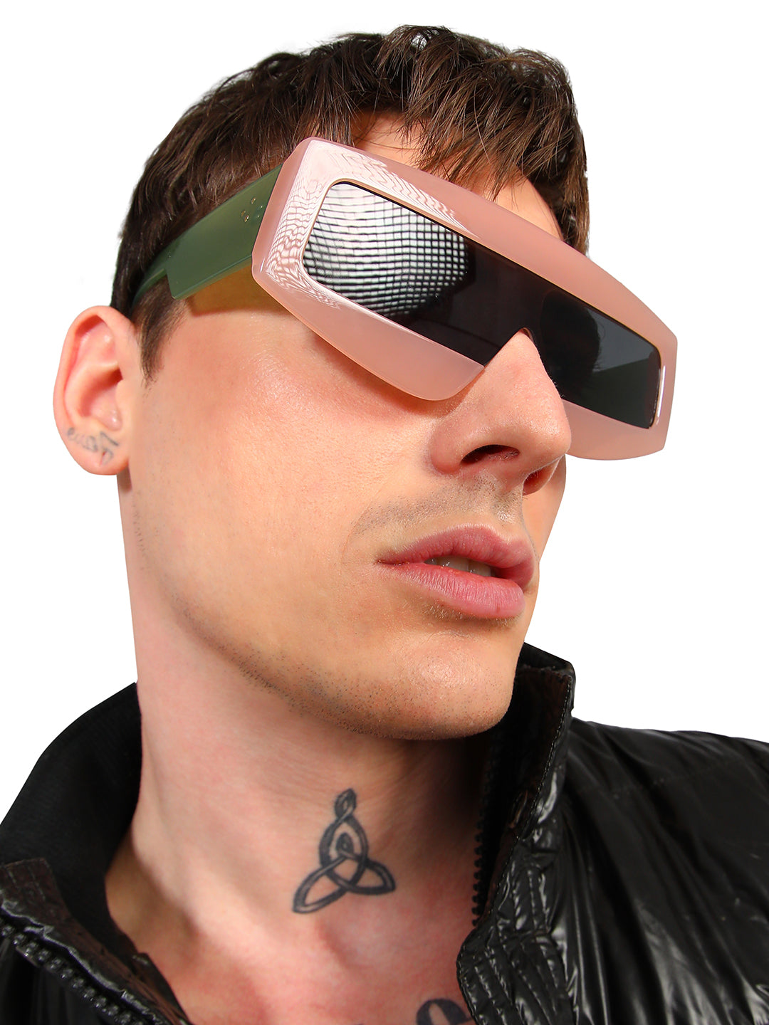 Men's Full Rim Shield Sunglasses - Multicolour - Shop authentic Indian Men's Fashion by French Accent