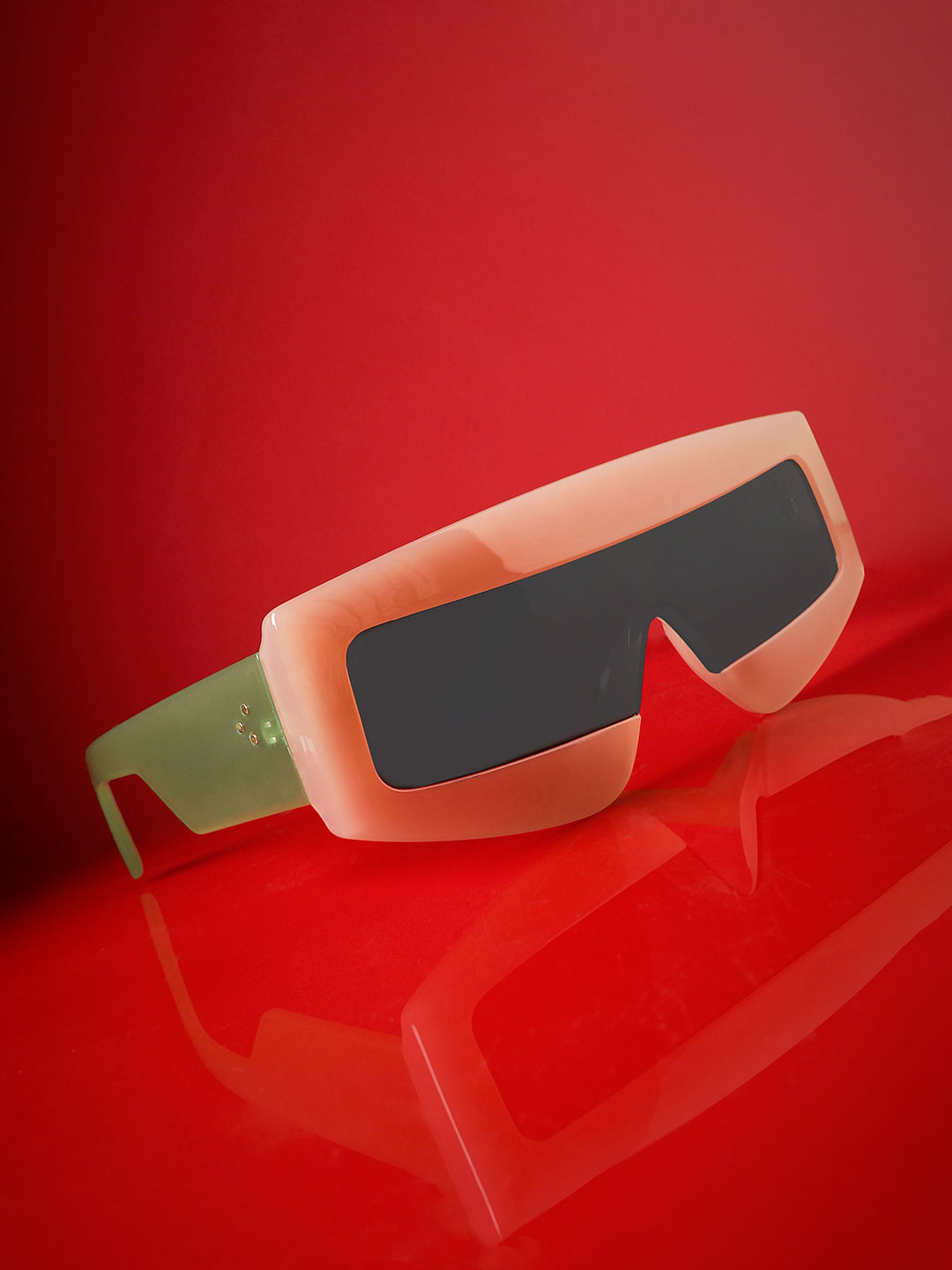 Men's Full Rim Shield Sunglasses - Multicolour - Shop authentic Indian Men's Fashion by French Accent