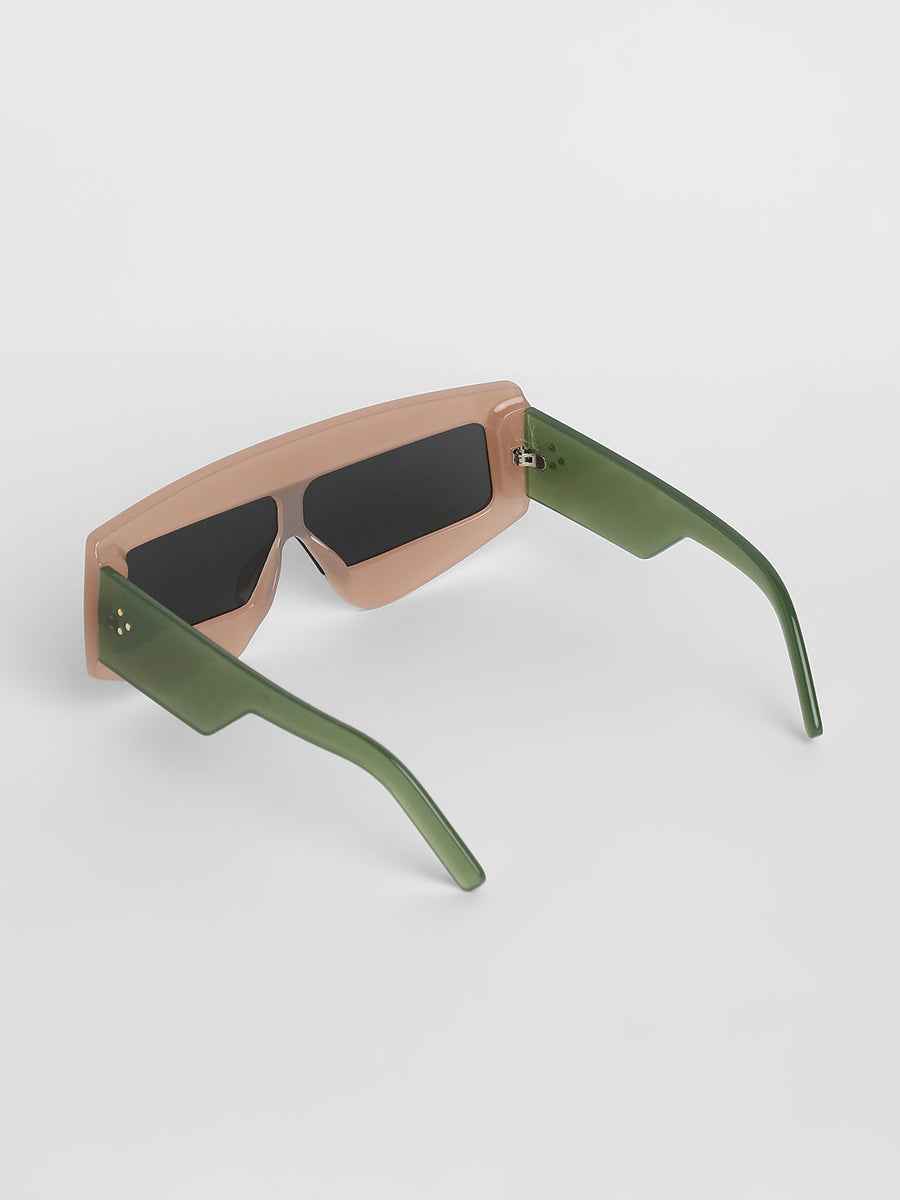 Men's Full Rim Shield Sunglasses - Multicolour - Shop authentic Indian Men's Fashion by French Accent
