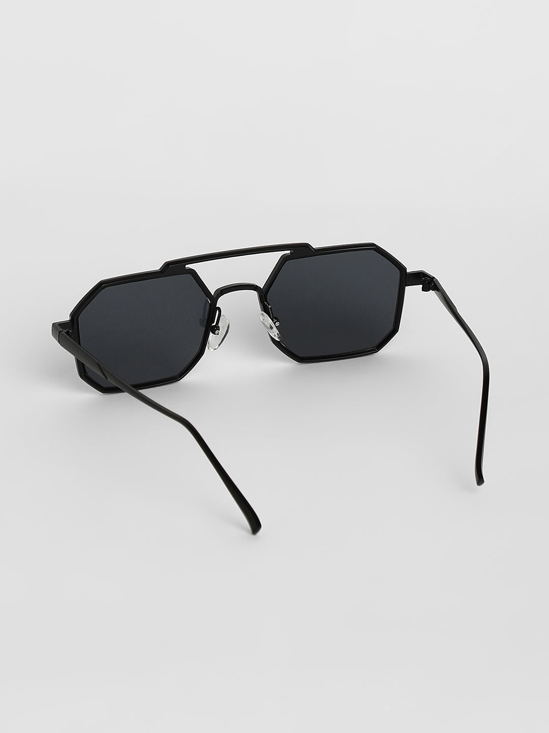 Men's Retro Aviator Sunglasses - Black - Shop authentic Indian Men's Fashion by French Accent