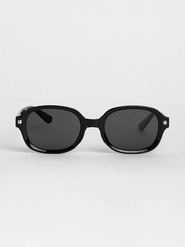Men Foldable Rectangular Sunglasses - Black - Shop authentic Indian Men's Fashion by French Accent