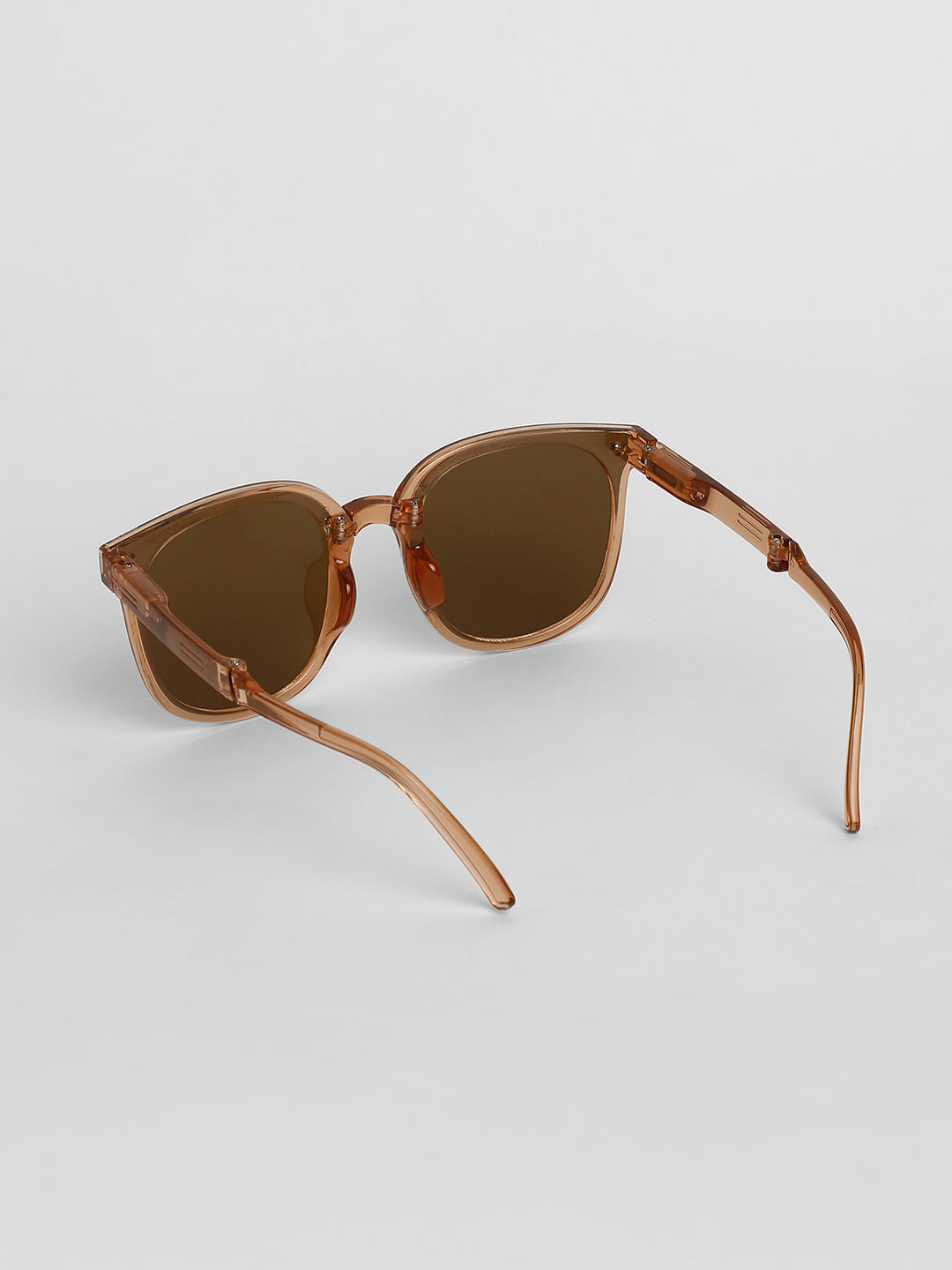 Men Foldable Wayfarer Sunglasses - Brown - Shop authentic Indian Men's Fashion by French Accent