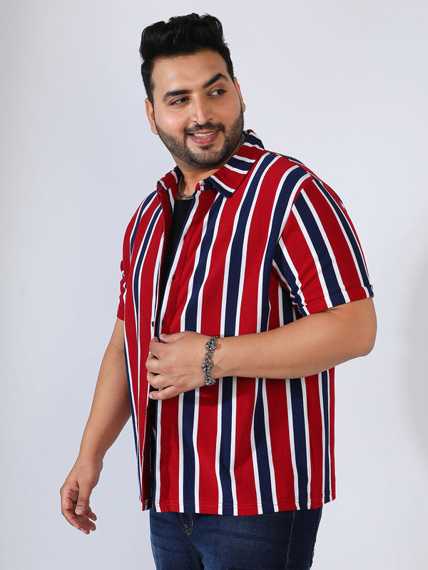 Club Striped Shirt - Shop authentic Indian Men's Fashion by Instafab Plus