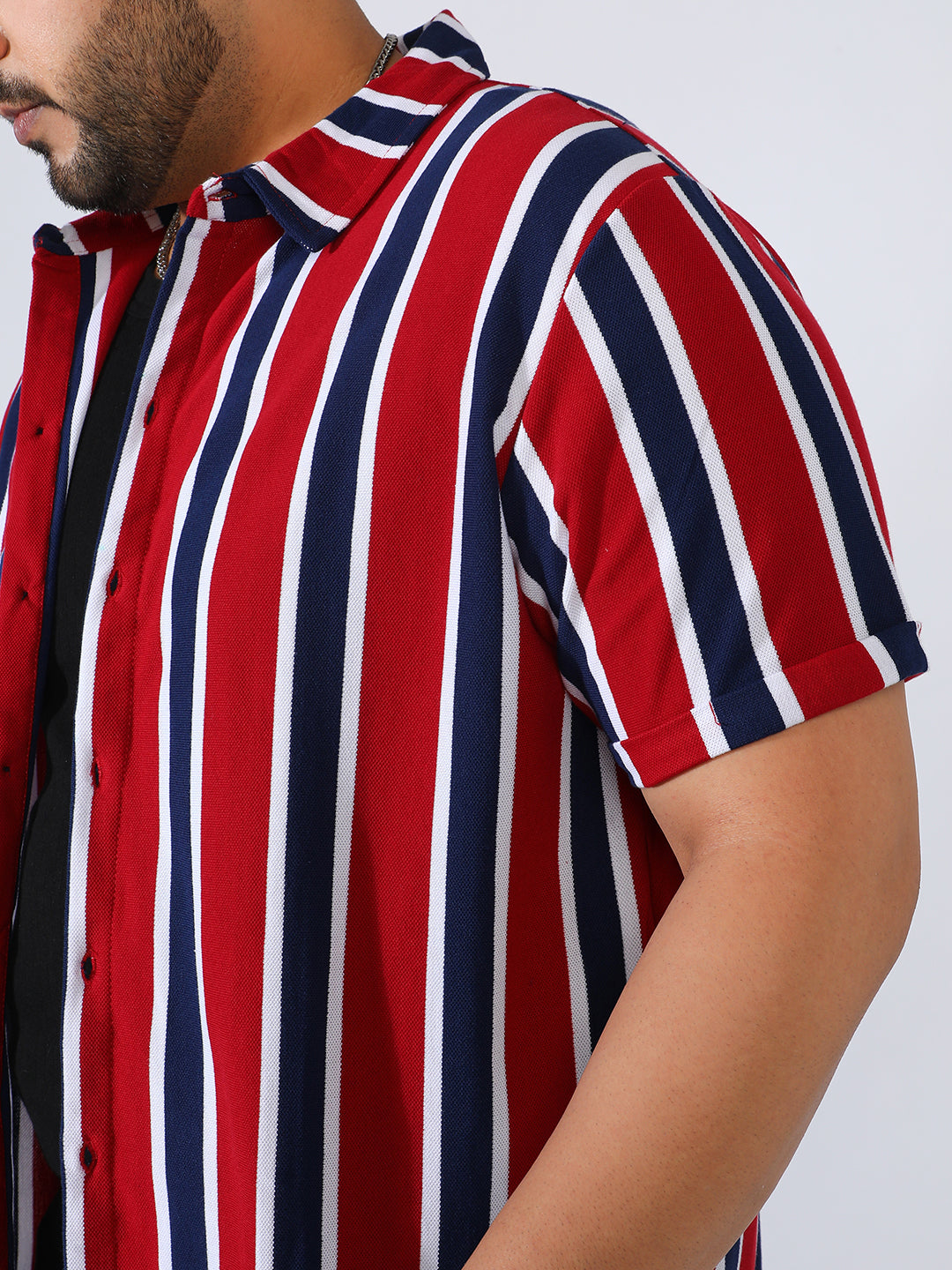 Club Striped Shirt - Shop authentic Indian Men's Fashion by Instafab Plus