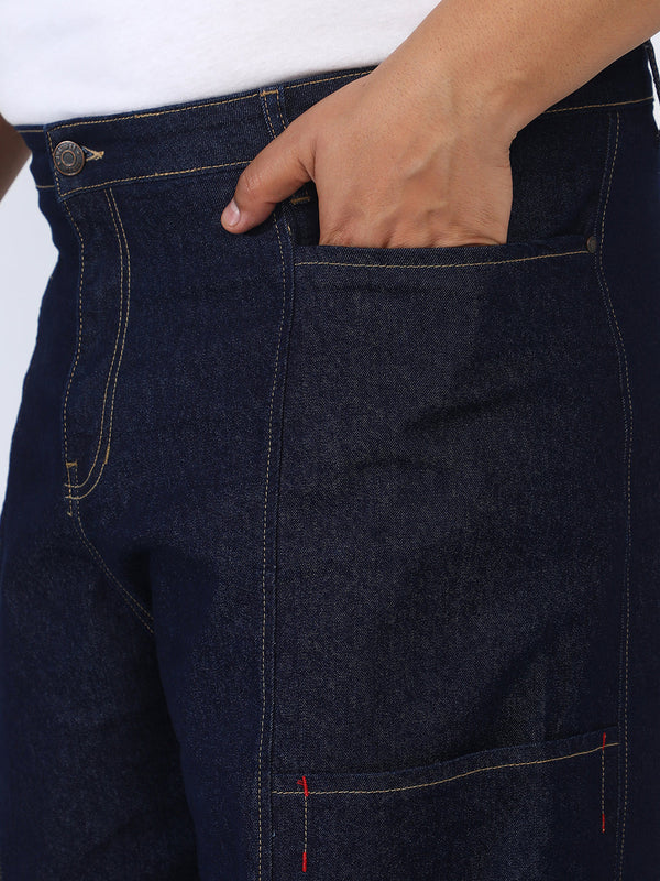 Baggy Cargo Denim Jeans Instafab Plus - Shop authentic Indian Men's Fashion by Instafab Plus