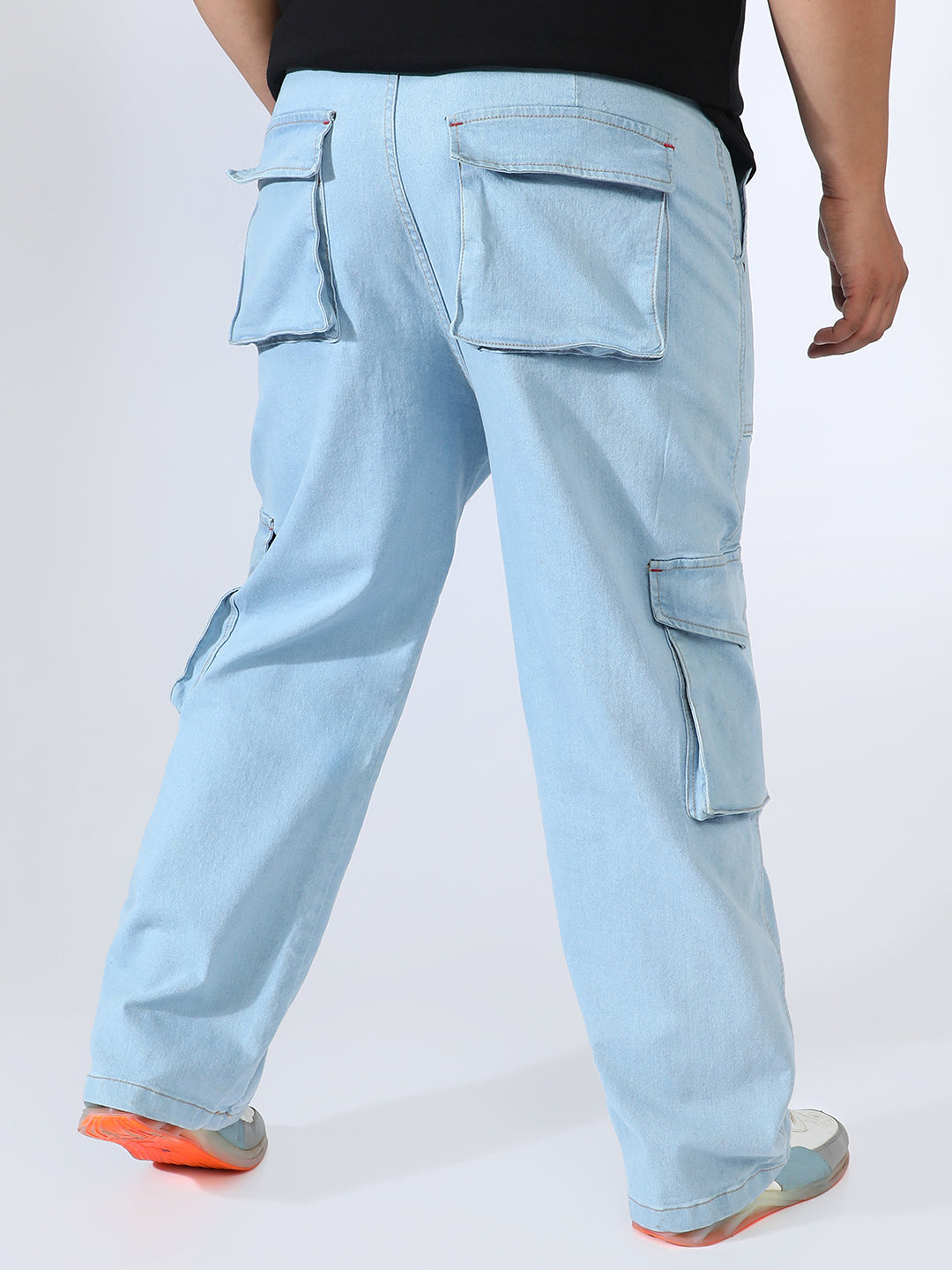 Utility Cargo Denim Jeans Instafab Plus - Shop authentic Indian Men's Fashion by Instafab Plus