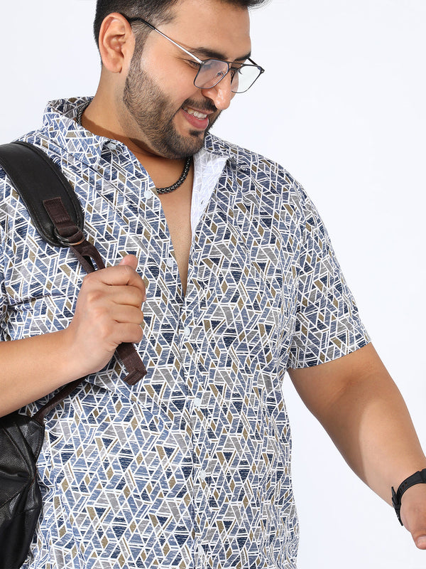 Geometric Shirt - Shop authentic Indian Men's Fashion by Instafab Plus