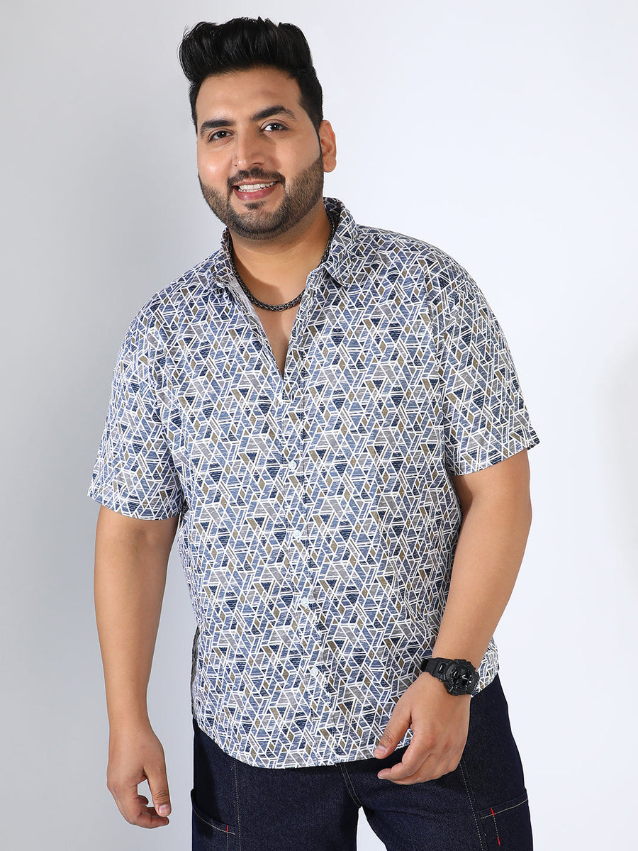 Geometric Shirt - Shop authentic Indian Men's Fashion by Instafab Plus