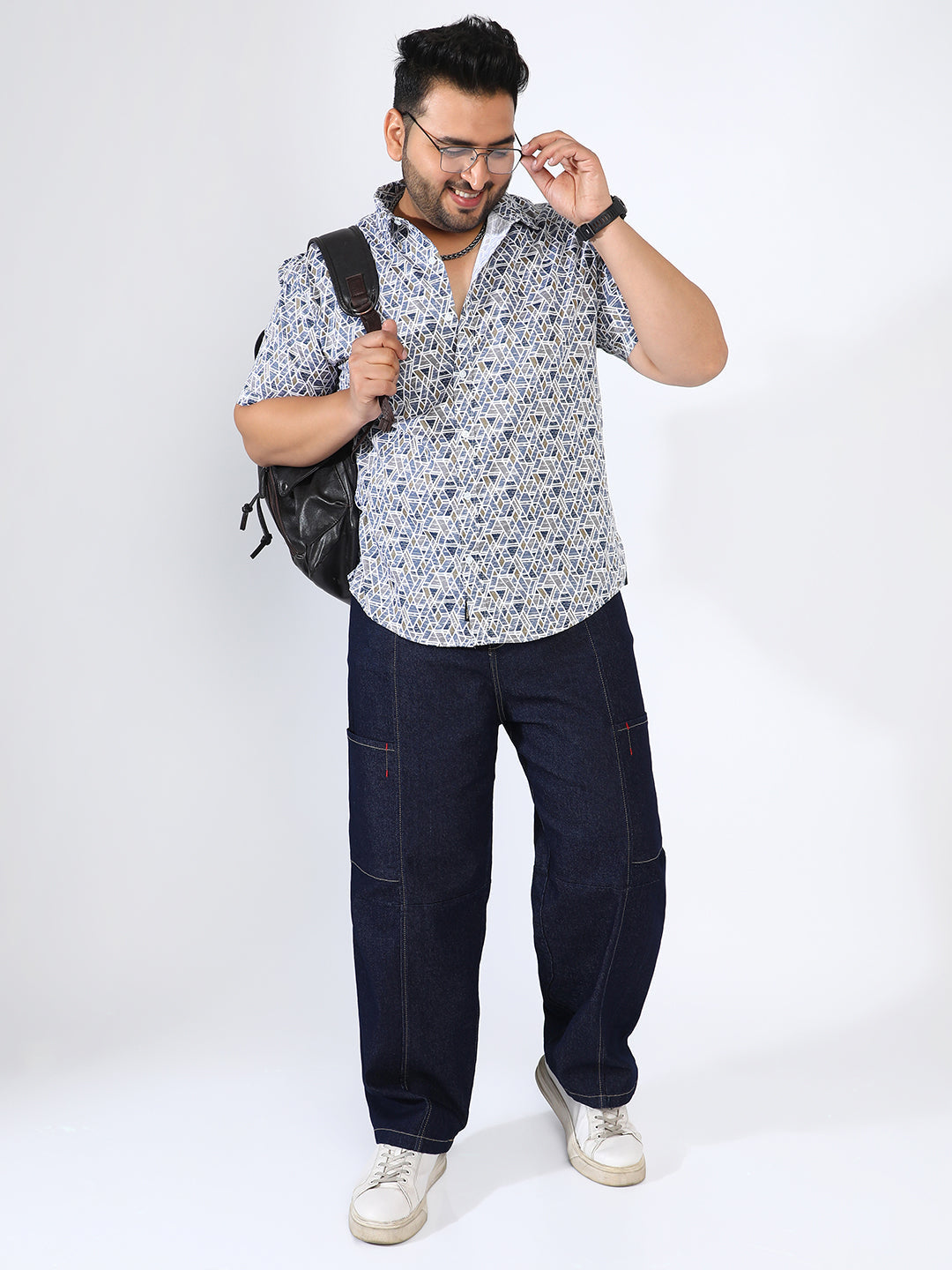 Geometric Shirt - Shop authentic Indian Men's Fashion by Instafab Plus