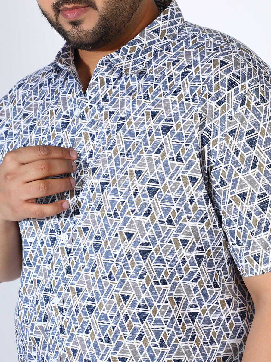 Geometric Shirt - Shop authentic Indian Men's Fashion by Instafab Plus
