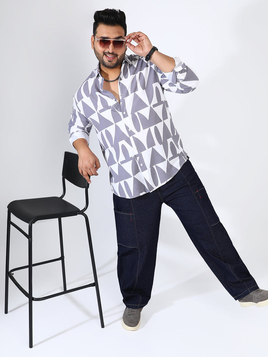 Abstract Block Shirt Instafab Plus - Shop authentic Indian Men's Fashion by Instafab Plus