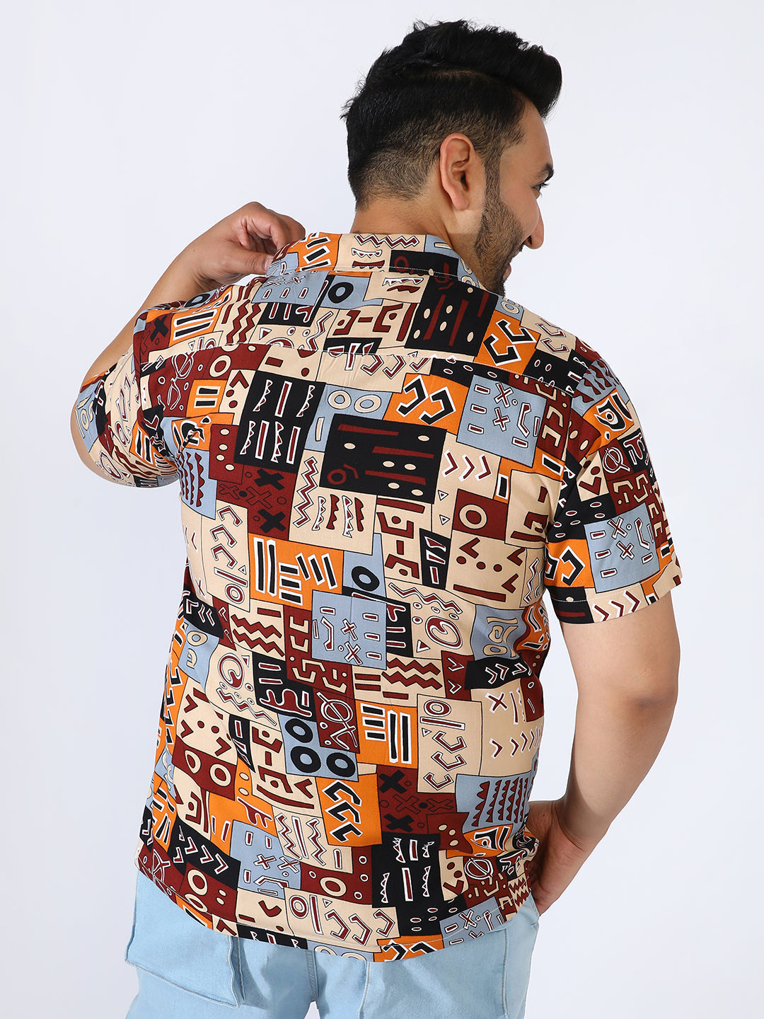 Aztec Print Shirt - Shop authentic Indian Men's Fashion by Instafab Plus