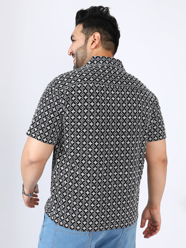 Contrast Embroidered Shirt - Shop authentic Indian Men's Fashion by Instafab Plus