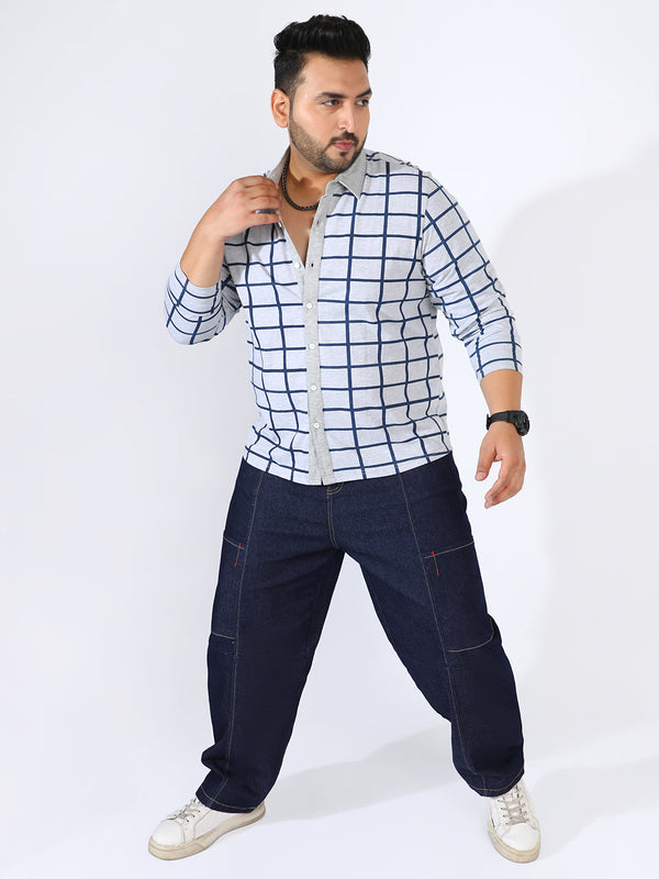 Men's Graph Check Shirt - Shop authentic Indian Men's Fashion by Instafab Plus