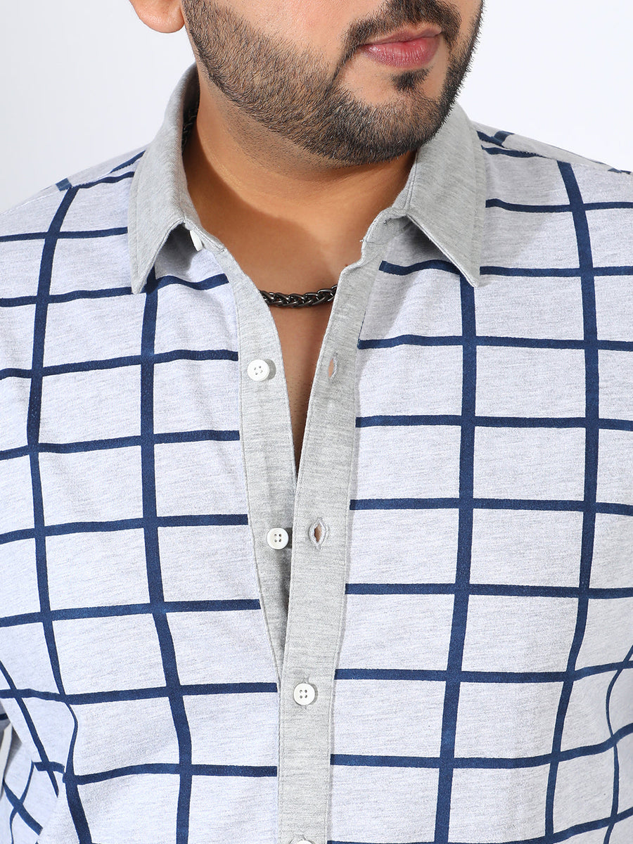 Men's Graph Check Shirt - Shop authentic Indian Men's Fashion by Instafab Plus