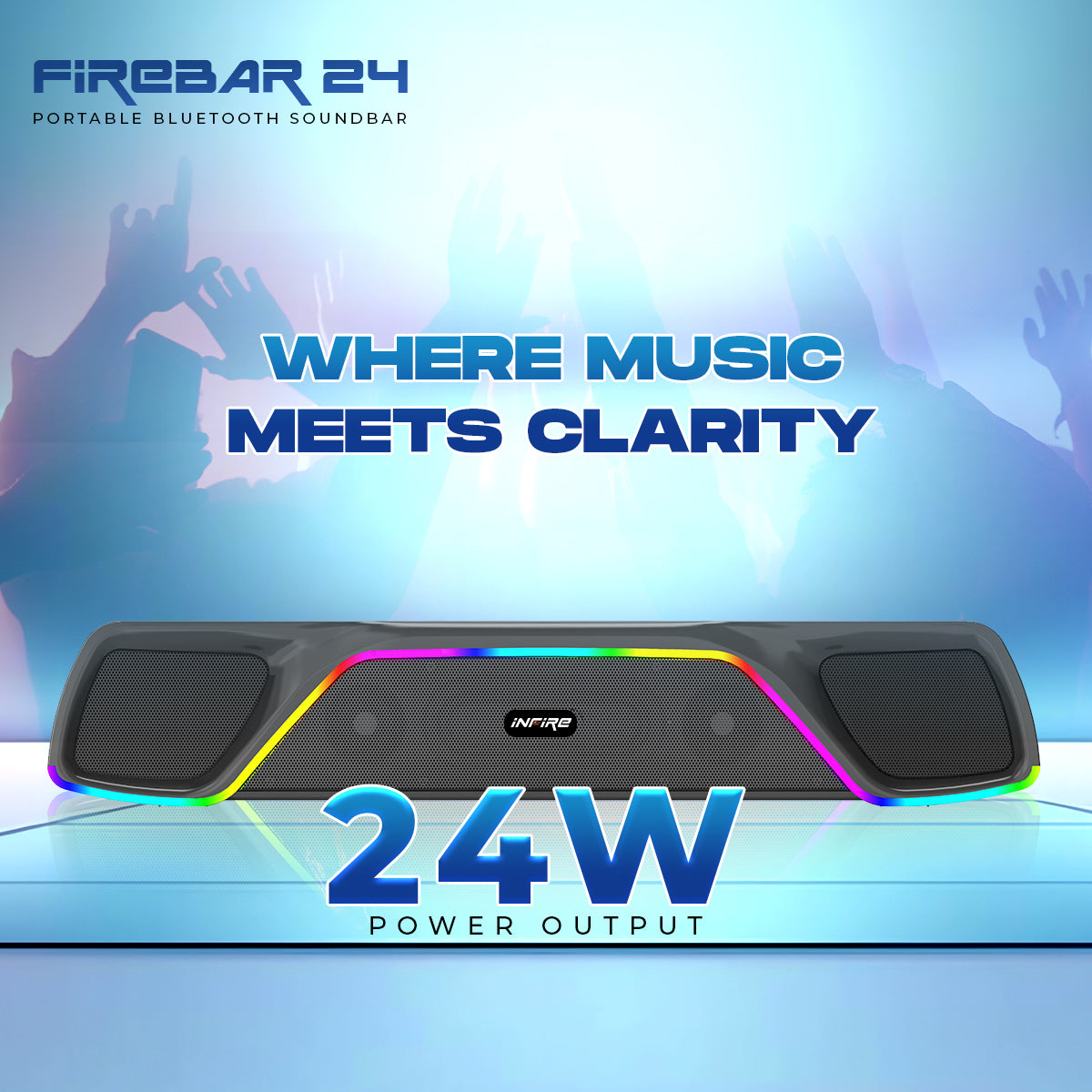 Fire Bar Fs Buy iNFiRe FireBar 24 | 24 W Bluetooth RGB Soundbar | Upto 8 Hours ...