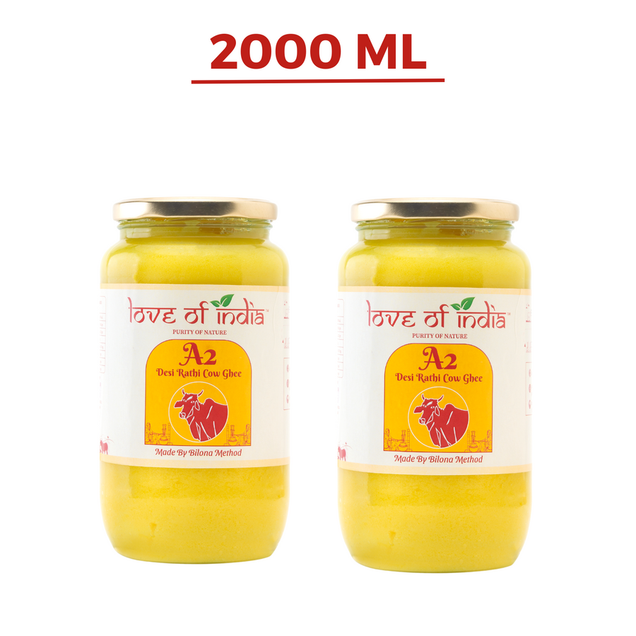 A2 Desi Vedic Rathi Cow Ghee | Bilona Ghee - Shop authentic Indian Food by Love of India