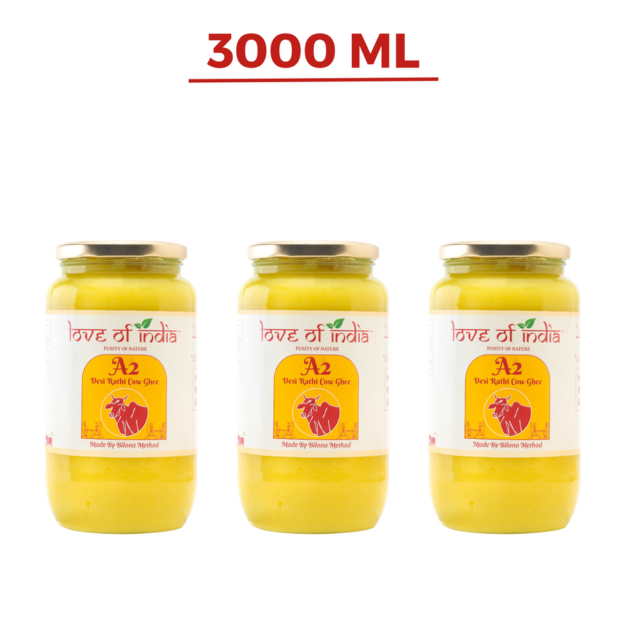 A2 Desi Vedic Rathi Cow Ghee | Bilona Ghee - Shop authentic Indian Food by Love of India