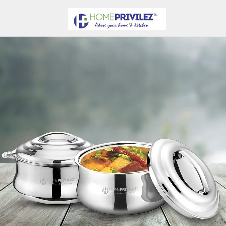 Stella Stainless Steel Casserole (hot pot) - Shop authentic Indian Kitchen by Home Privilez