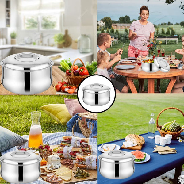 Stella Stainless Steel Casserole (hot pot) - Shop authentic Indian Kitchen by Home Privilez