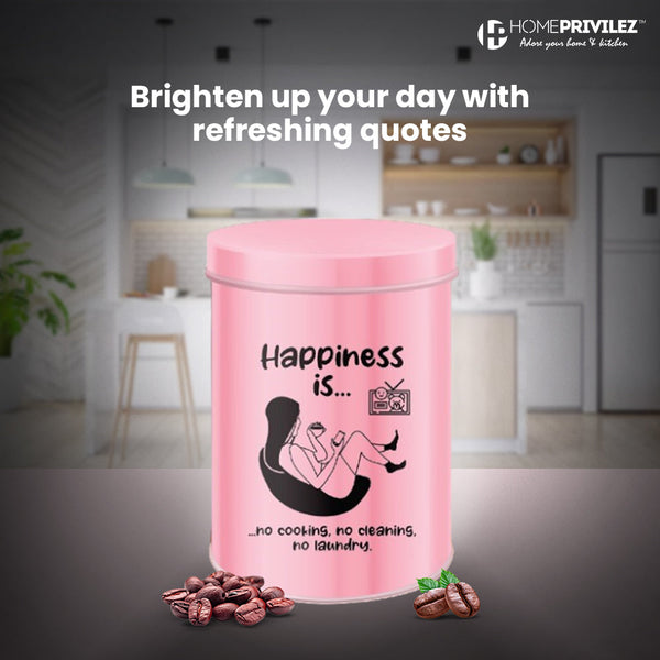 “ChromaJars” Stainless steel Stylish Coloured printed storage containe - Shop authentic Indian Kitchen by Home Privilez