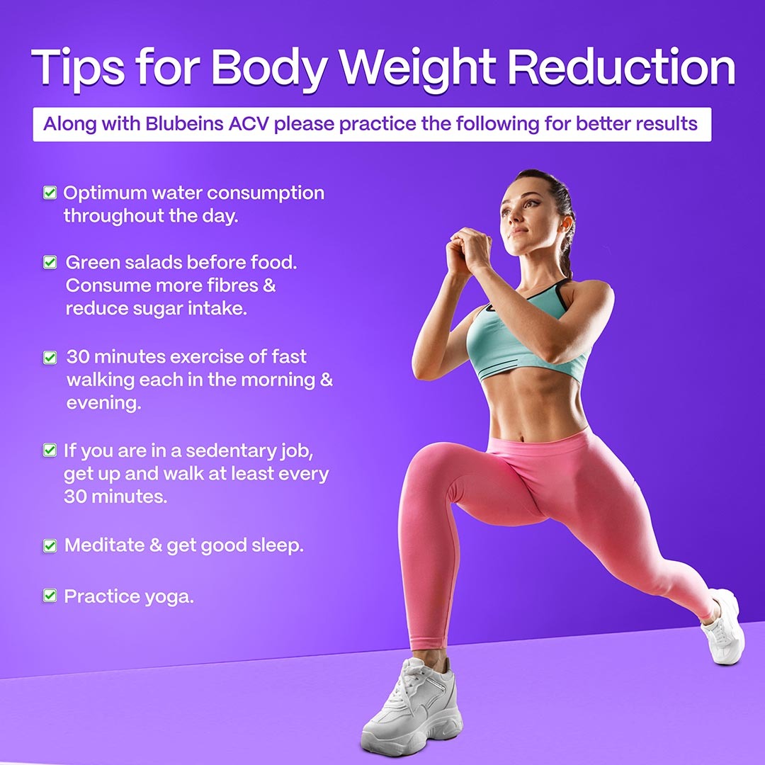 Apple Cider Vinegar for Weight Loss (Vitamin B6 & B12) - Shop authentic Indian Health and Wellness by Blubein