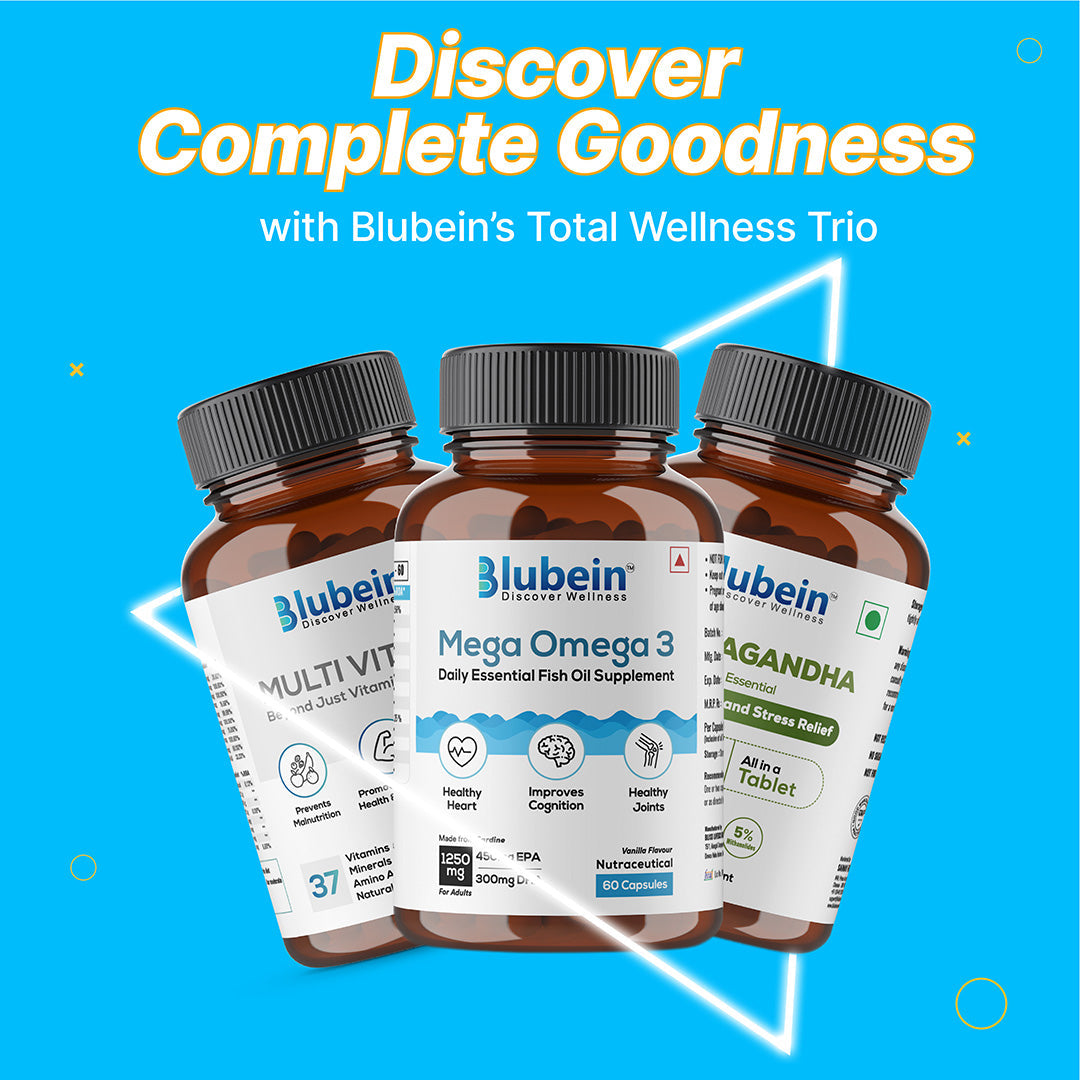 Total Wellness Trio - Shop authentic Indian Health and Wellness by Blubein
