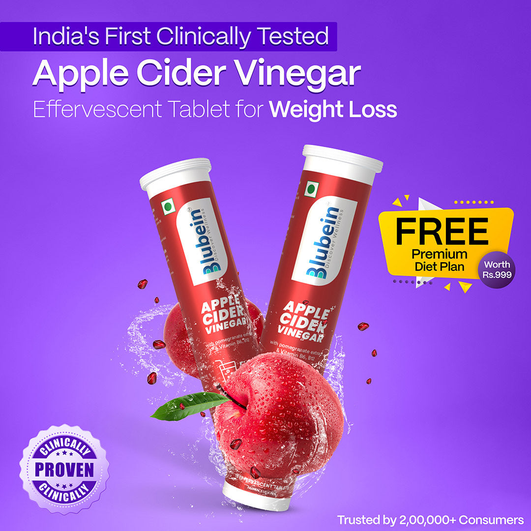 Apple Cider Vinegar for Weight Loss (Vitamin B6 & B12) - Shop authentic Indian Health and Wellness by Blubein