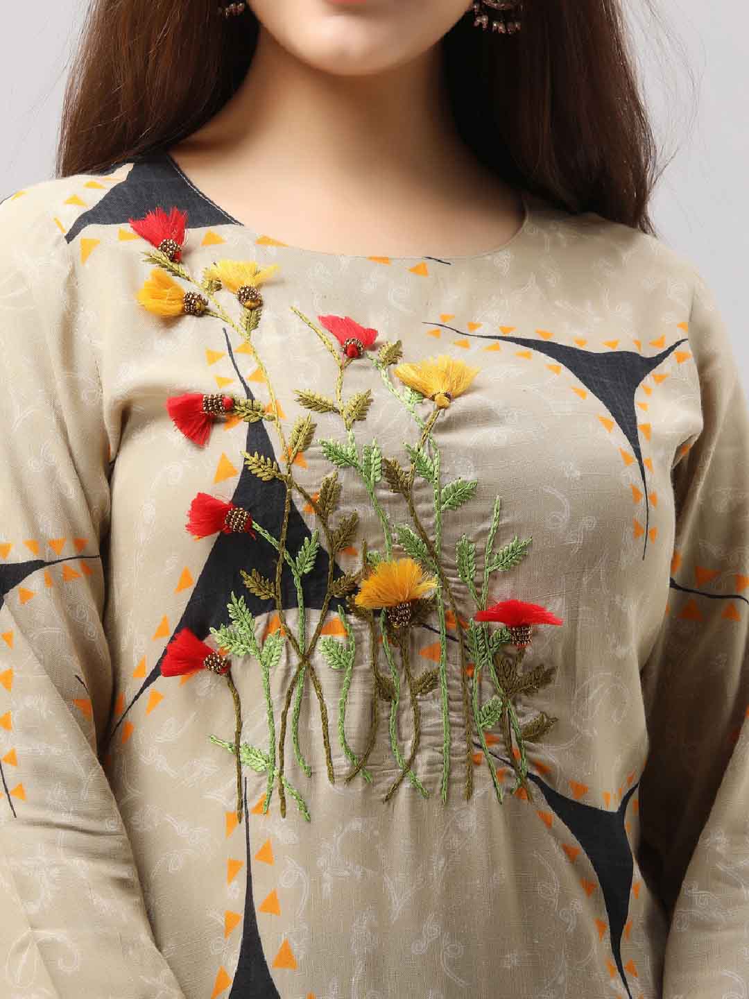 Women's Rayon Straight Slub   Kurta with Palazzo - Shop authentic Indian Women's Fashion by Nehamta
