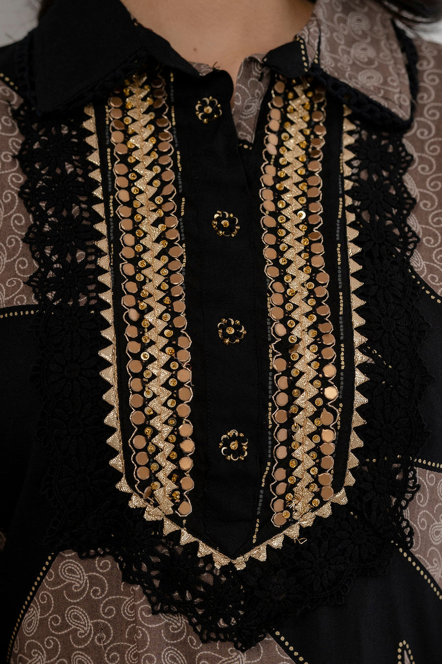 Women's Black Straight Kurta and Afghani Salwar Set - Shop authentic Indian Women's Fashion by Nehamta