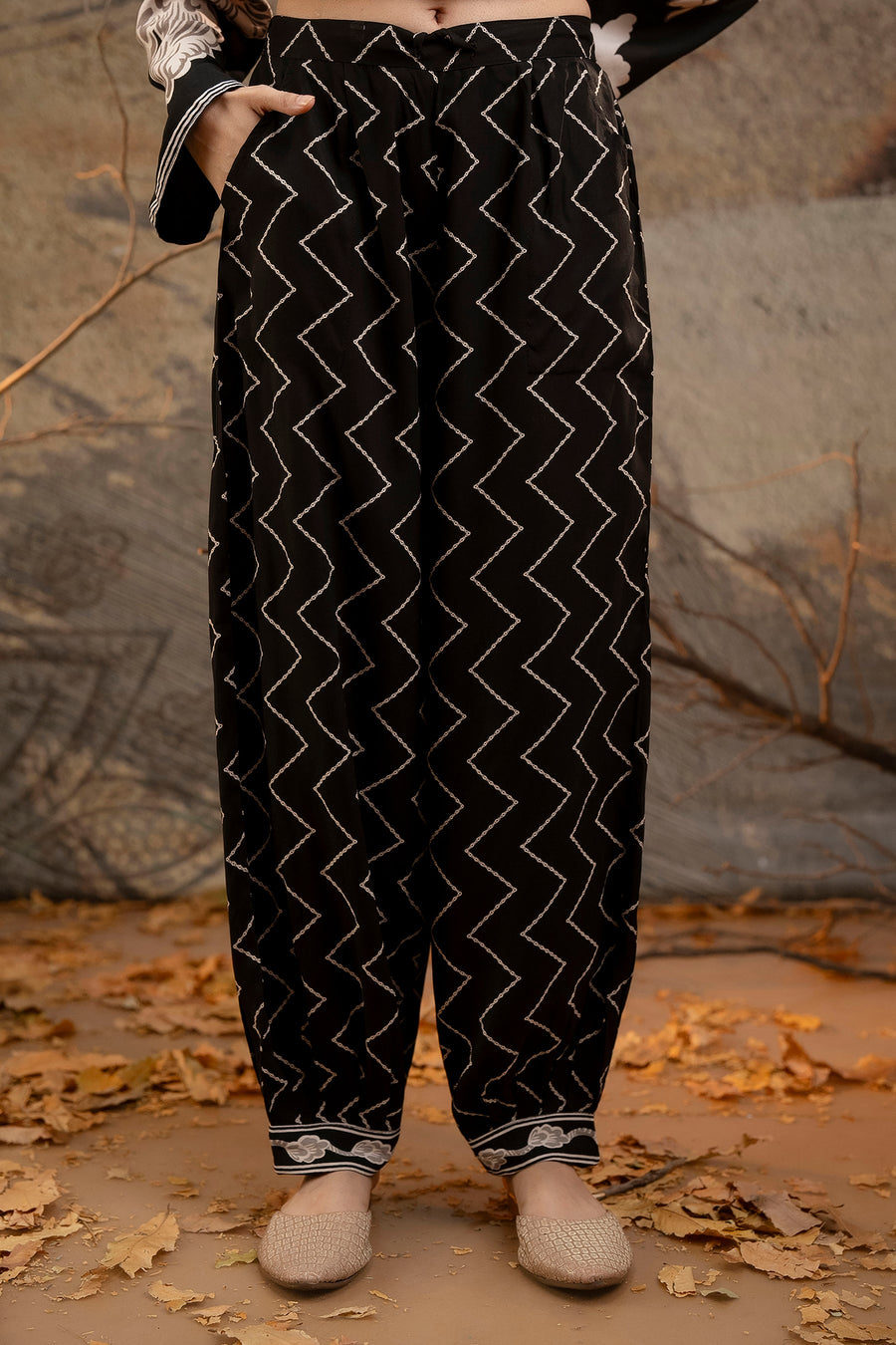 Women's Black Rayon Kurta Palazzo Set - Shop authentic Indian Women's Fashion by Nehamta