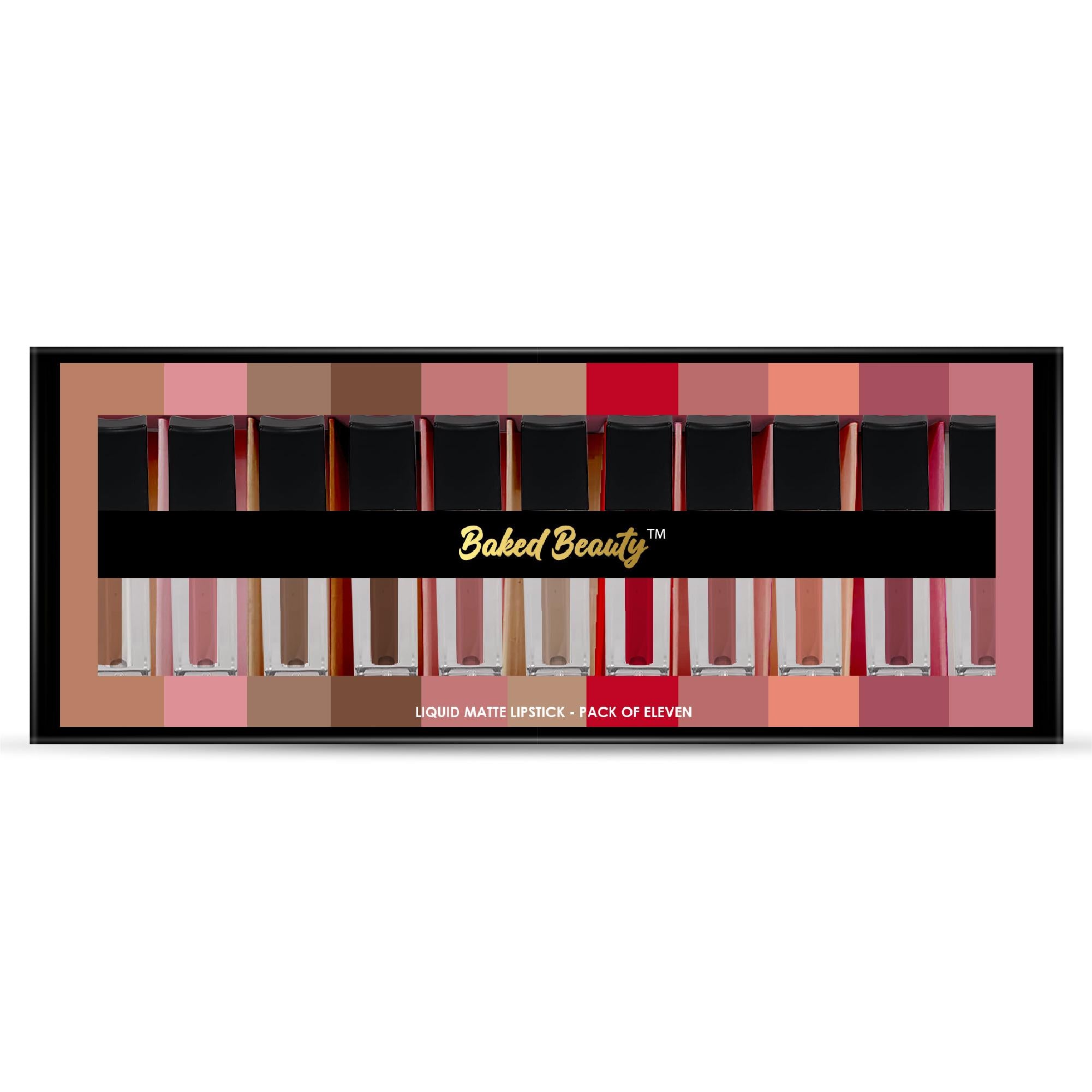 Liquid Matte Lipstick (Pack of 11) - Shop authentic Indian Beauty by Baked Beauty