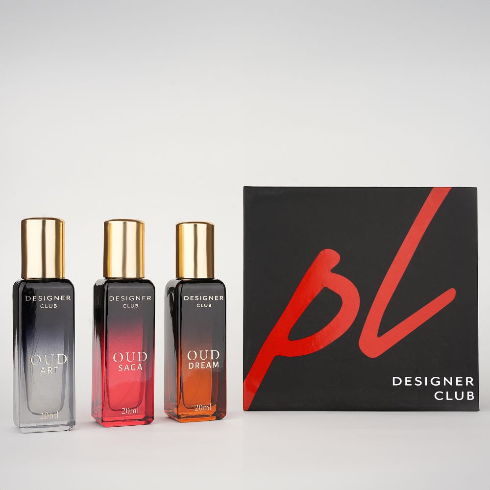 Designer Club OUD Collection Gift Set (Pack of 3x20ml) - UNISEX - Shop authentic Indian Beauty by Perfume Lounge